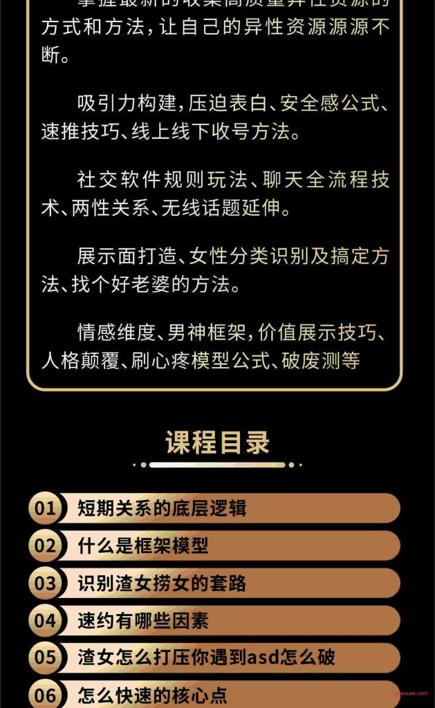 《真自然流技术》:课程目录、交付方式与适合谁插图2 《真自然流技术》课程目录(3)